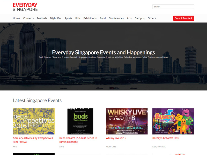 Everyday Singapore website image