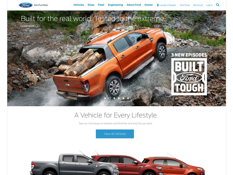 Ford website image
